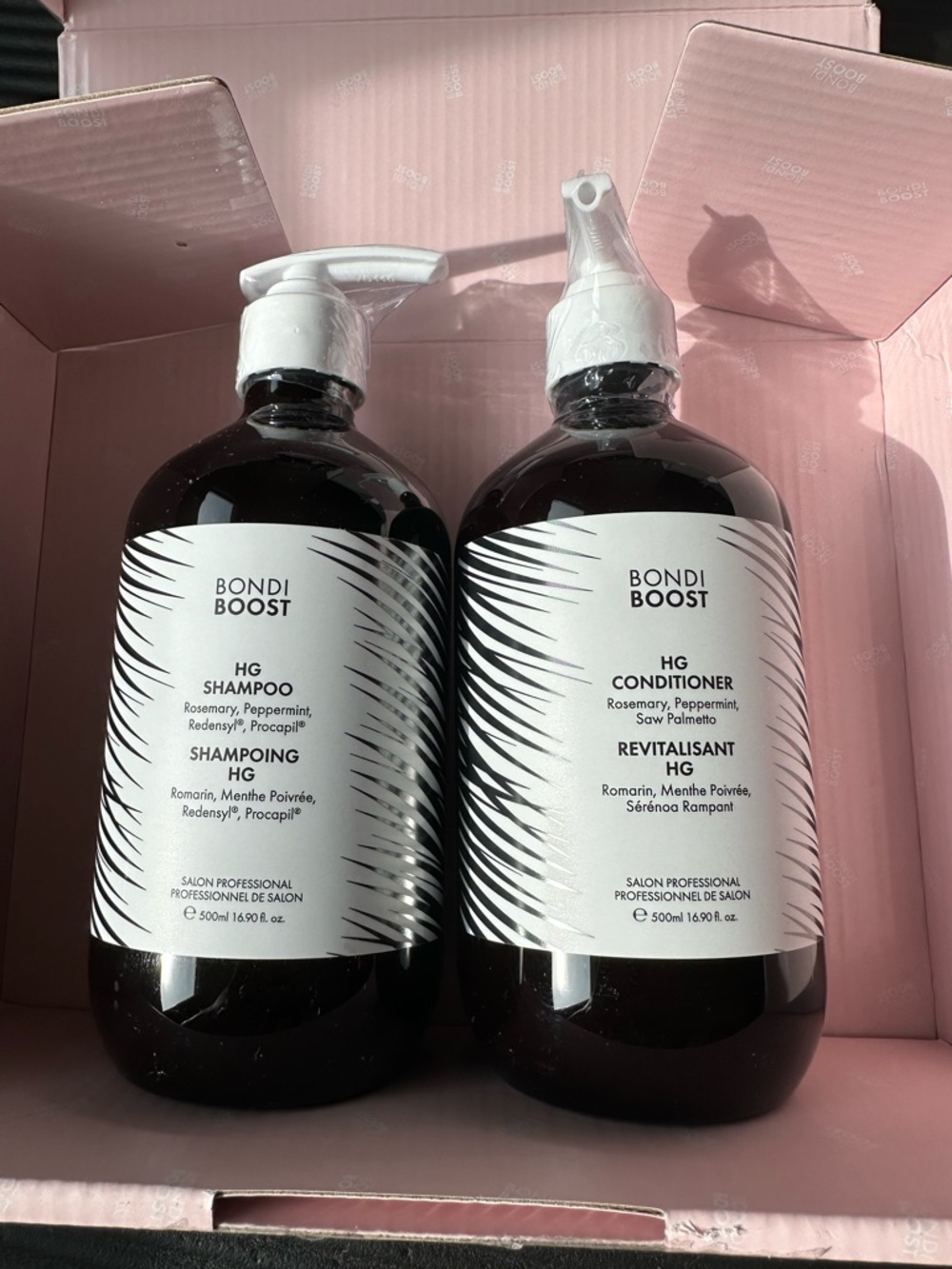 Bondi Boost HG Shampoo & Conditioner Set for Thinning Hair with Rosemary